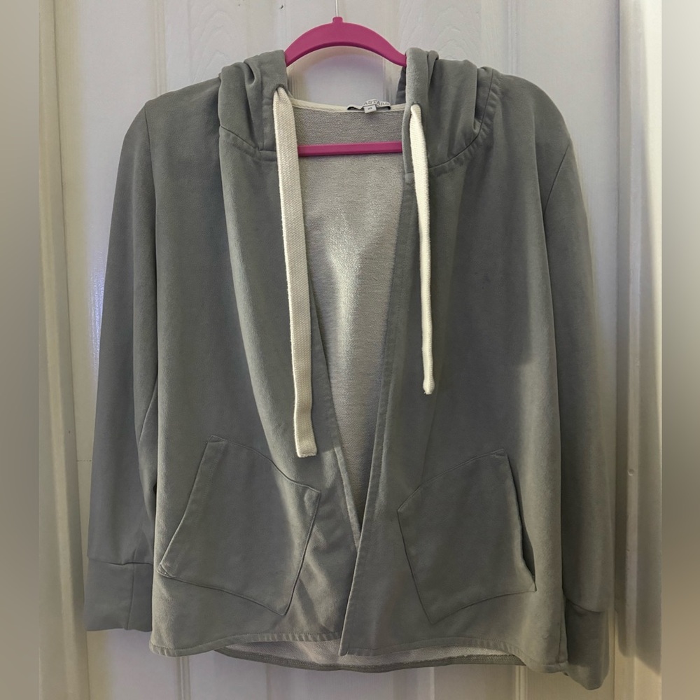 Astars Cardigan w/Drawstring Hood & Pockets Soft. Size XS